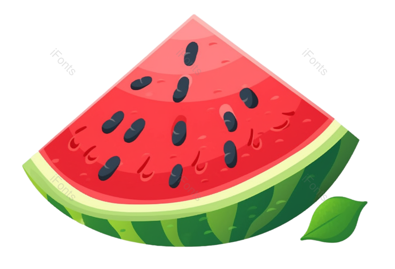 西瓜图片,元素元素,卡通PNG,清新免抠素材